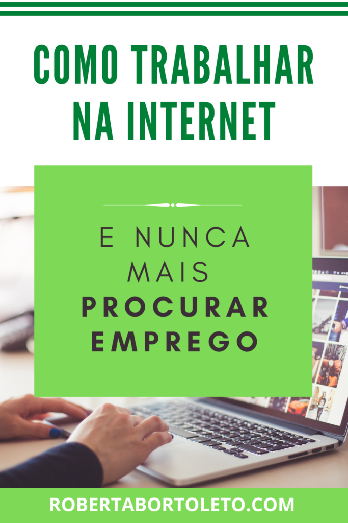 como trabalhar na internet